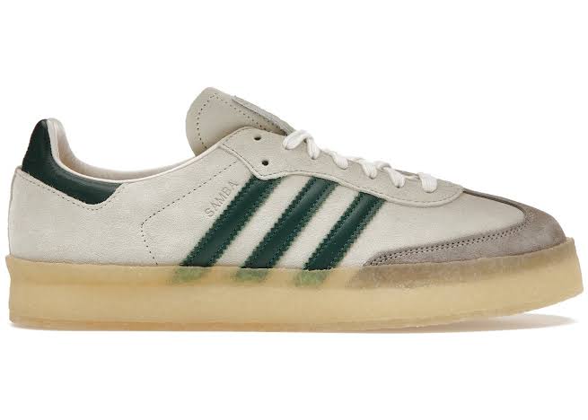 ADIDAS SAMBA VEGAN WHITE/BLACK/GREEN