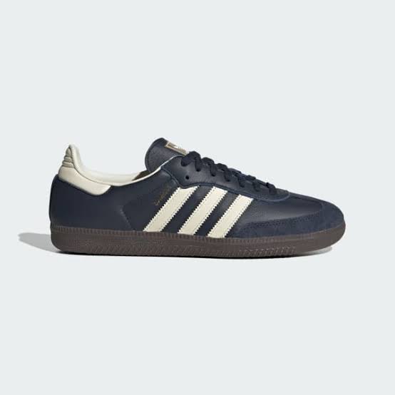 ADIDAS SAMBA VEGAN WHITE/BLUE/BROWN