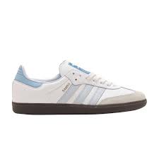 ADIDAS SAMBA VEGAN WHITE/BROWN/BLUE/GREY