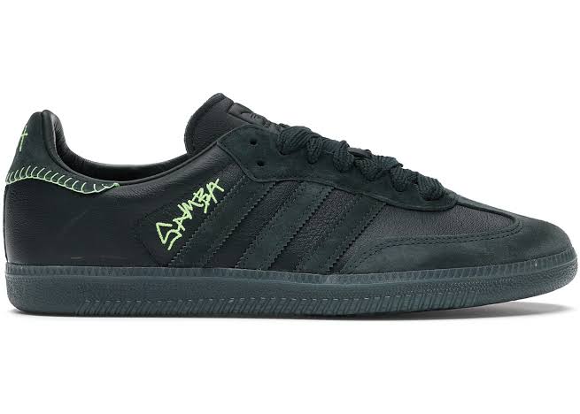 ADIDAS JONAH HILL X SAMBA GREEN NIGHT/MINERAL GREEN/ECRU TINT