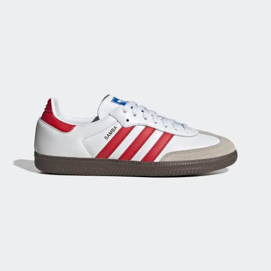 ADIDAS SAMBA VEGAN WHITE/RED