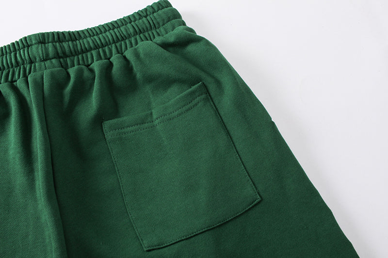 Shorts Rhude Verde Escuro Estampa