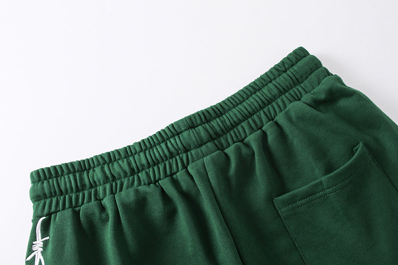 Shorts Rhude Verde Escuro Estampa