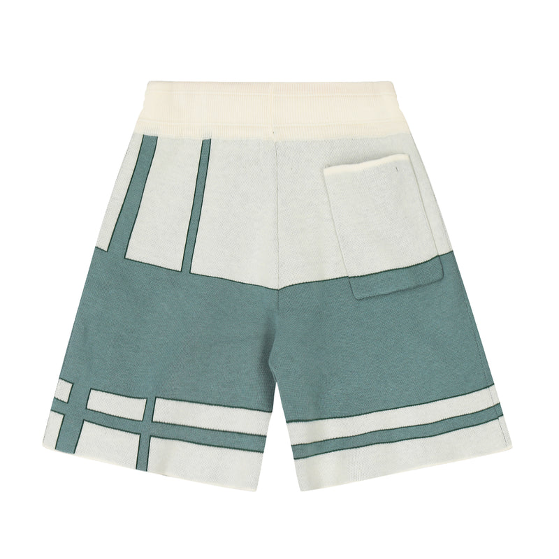 Shorts Rhude Branco/Verde