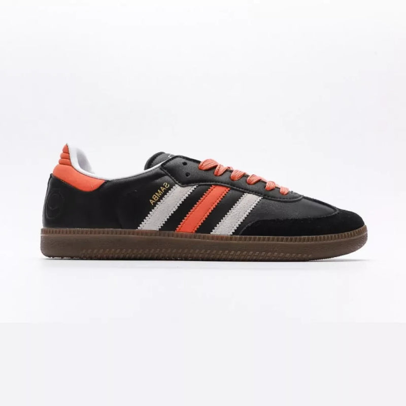 ADIDAS SAMBA VEGAN WHITE/ORANGE/BLACK