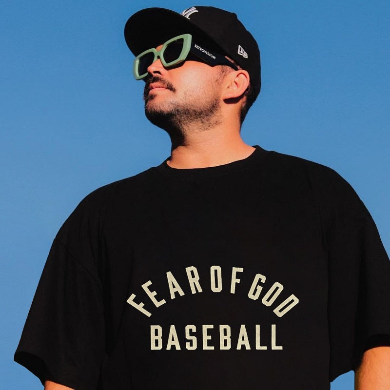Camiseta Fear Of God Baseball Preto