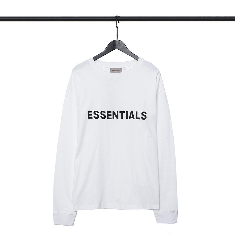 Camiseta Fear Of God Essentials Branco (Manga Longa)