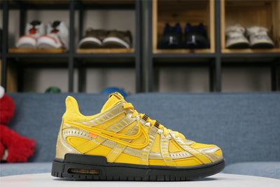 Nike Air Rubber Dunk Off-White University Gold