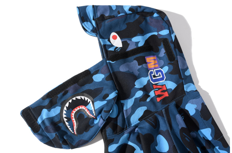 Blusa Bape blue camu