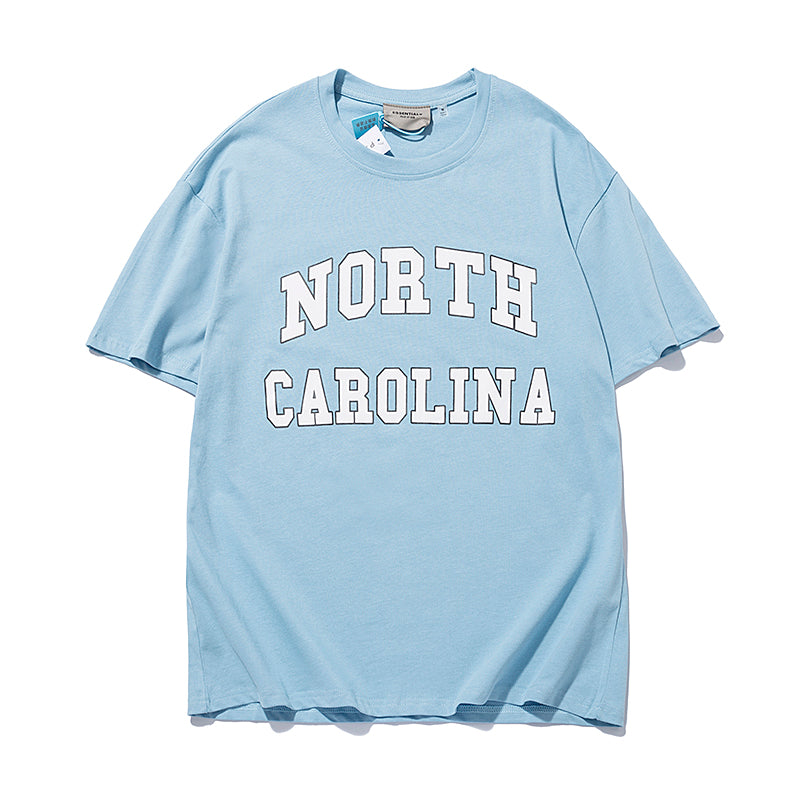 Camiseta Fear Of God Essentials North Carolina Azul Claro