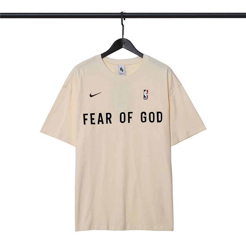 Camiseta Fear Of God Nike NBA Bege