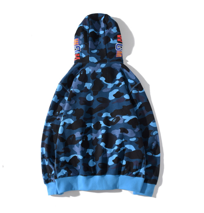 Blusa Bape blue camu