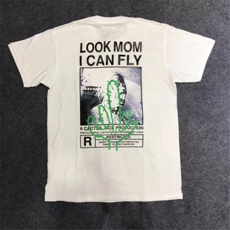 Camiseta Cactus Jack 'Look Mom I Can Fly'