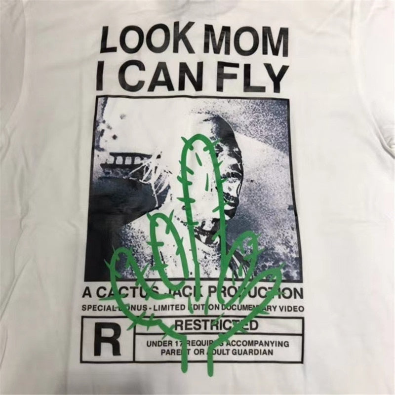 Camiseta Cactus Jack 'Look Mom I Can Fly'
