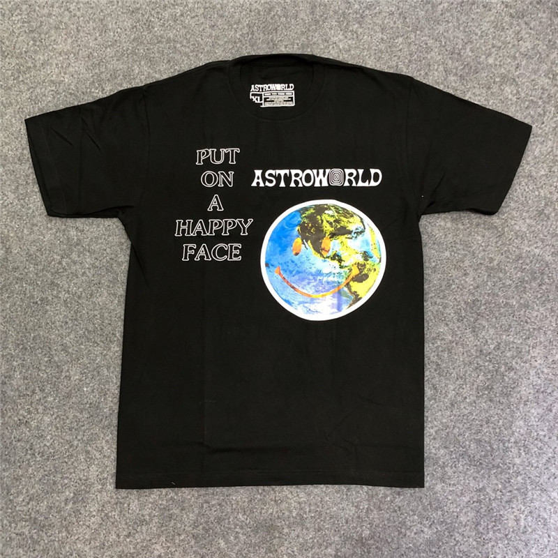 Camiseta - Cactus Jack Astroworld 'Put on a Happy Face'