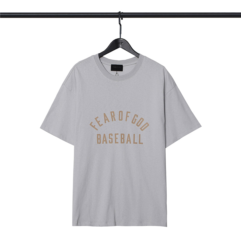 Camiseta Fear Of God Baseball Cinza