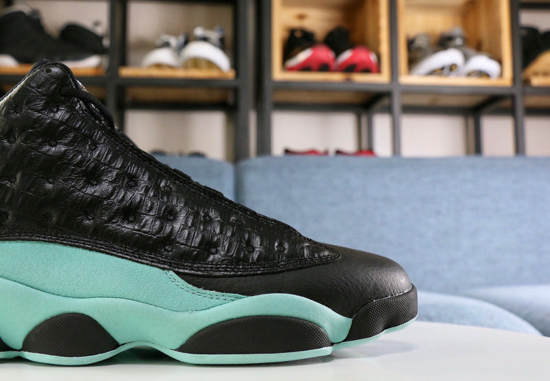 Jordan 13 Retro Black Island Green