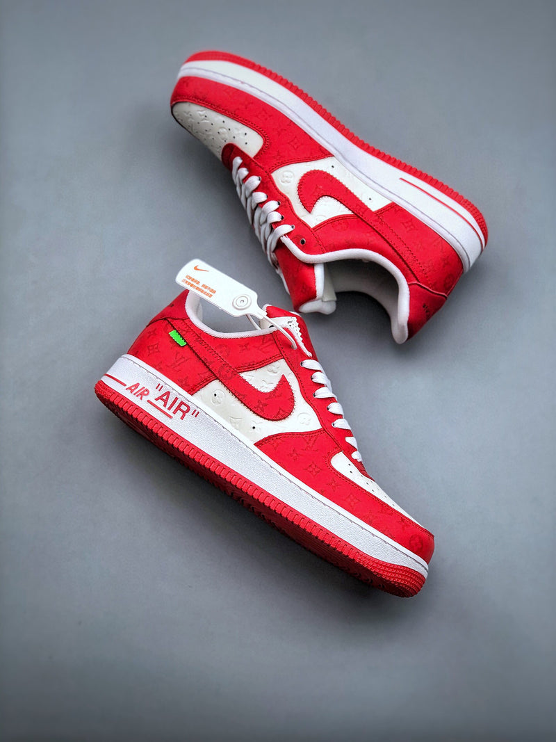 Nike Air Force 1 Louis Vuitton Red