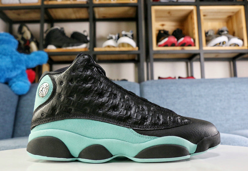 Jordan 13 Retro Black Island Green