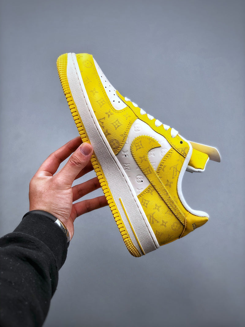 Nike Air Force 1 Louis Vuitton Yellow
