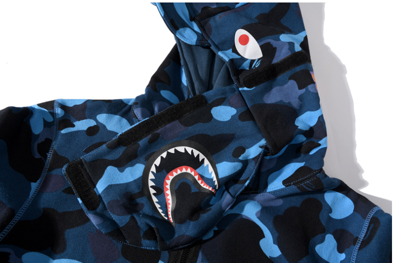 Blusa Bape blue camu