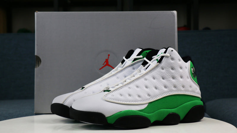 Jordan 13 Retro White Lucky Green